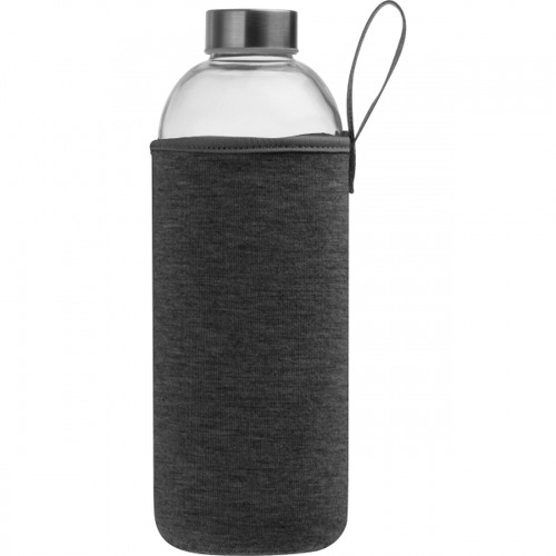 Butelka szklana z pokrowcem 1000 ml JESSICA Ciemnoszary 6242777 (4)