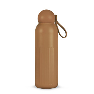 Stalowa butelka Sagaform Tekla (z recyklingu) 500 ml Brązowy