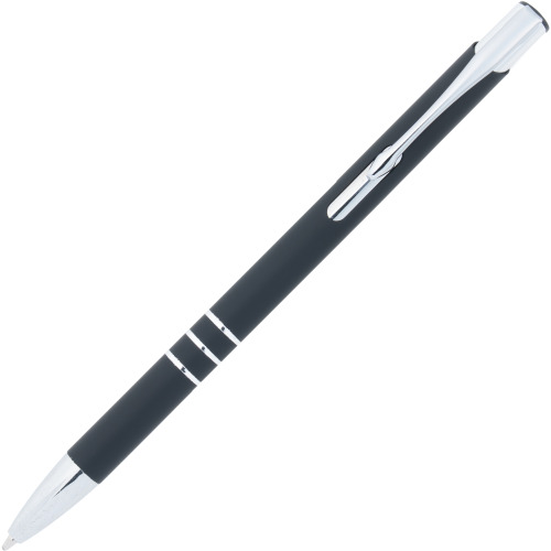 Długopis metalowy soft touch NEW JERSEY Czarny 055503 (1)