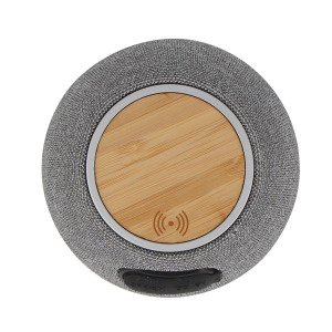 Głośnik 5 W i ładowarka bezprzewodowa 15 W R_PET & Bamboo