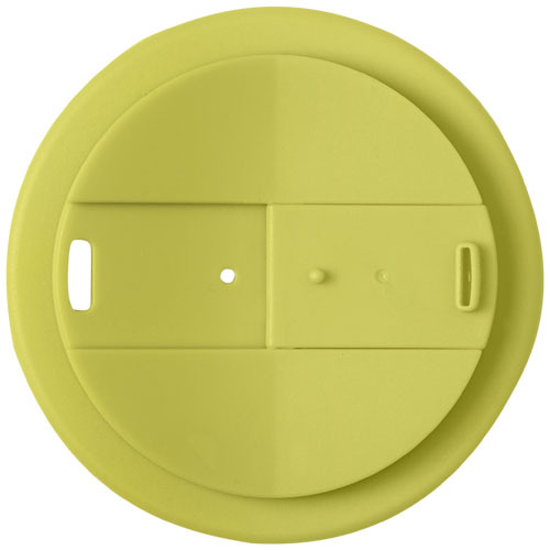 Kubek Americano® Espresso Eco z recyklingu o pojemności 250 ml z pokrywą odporną na zalanie  Czarny 21045504 (4)