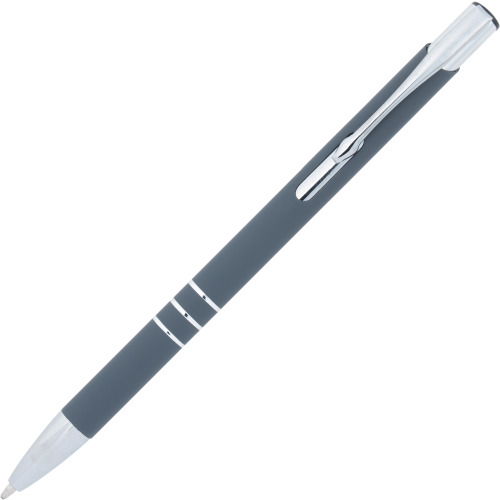 Długopis metalowy soft touch NEW JERSEY Ciemnoszary 055577 (1)