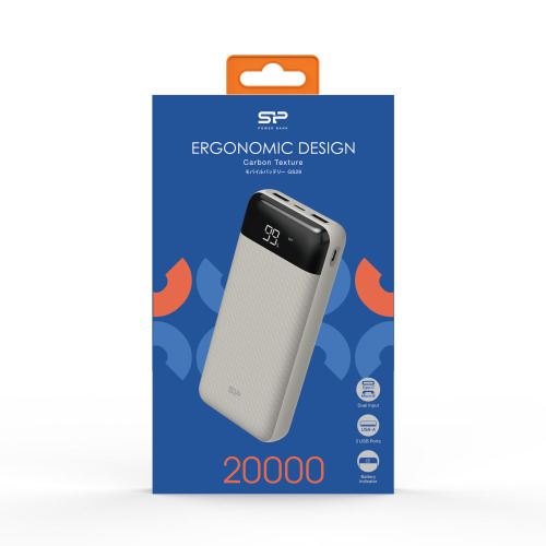 POWER BANK SILICON POWER GS28 20000 MAH Biały EG832706 20000 (3)