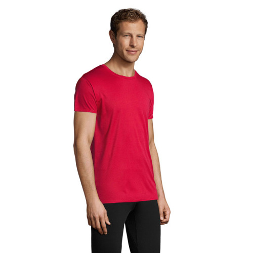 SPRINT UNI T-SHIRT 130g Czerwony S02995-RD-L (2)