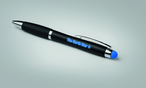 Długopis z podświetlanym logo niebieski MO9340-37 (3)