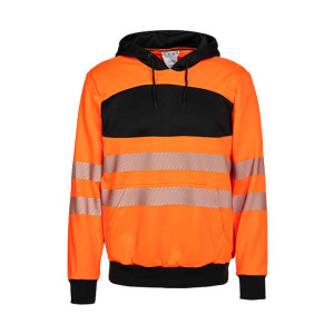 Bluza Robocza Odblaskowa Oddychająca - Signal Orange & Black