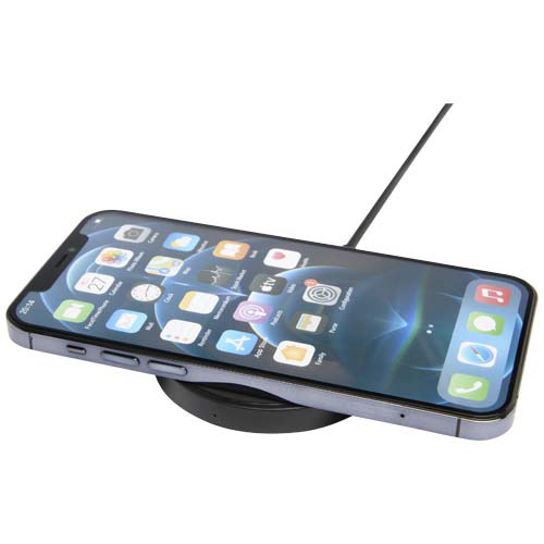 Freal bezprzewodowa ładowarka indukcyjna 15 W z tworzyw sztucznych pochodzących z recyklilngu Czarny 12443490 