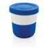Kubek podróżny 280 ml PLA Coffee to go niebieski P432.895  thumbnail
