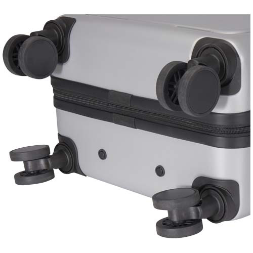 Rover Pro twarda walizka na kółkach z tworzyw sztucznych pochodzących z recyklingu z certyfikatem GRS o wysokości 51 cm i poj Srebrny 13008781 (8)