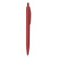 Długopis z włókien słomy pszenicznej czerwony V1979-05  thumbnail