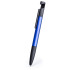 Długopis wielofunkcyjny, czyścik do ekranu, linijka, stojak na telefon, touch pen, śrubokręty Granatowy V1849/A-04 (3) thumbnail