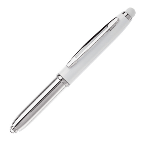 Długopis Stylus Shine+rysik Biały LT87794-N0001 
