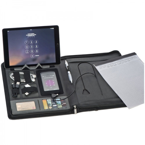 Folder A4 z power bankiem ELDA Szary 012307 (3)