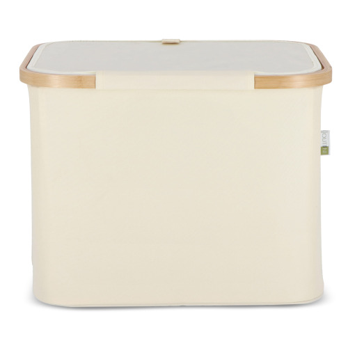 Składany kosz InSideOut z pokrywą Sogne 40,5 x 33 x 30cm rPET Ecru LT57104-N0054 (4)