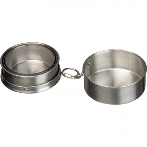 Kubek stalowy składany 250 ml HEATHER Szary 8399207 (2)