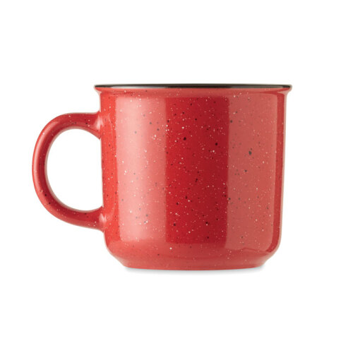 Kubek vintage ceramika 400 ml czerwony MO6605-05 (1)
