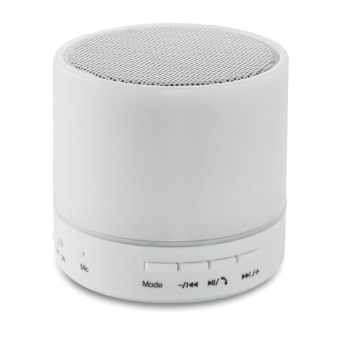 Głośnik bezprzewodowy LED biały MO9062-06 