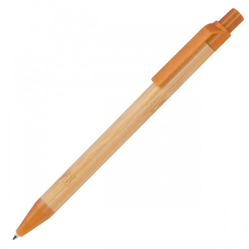Długopis bambusowy Halle pomarańczowy 321110 