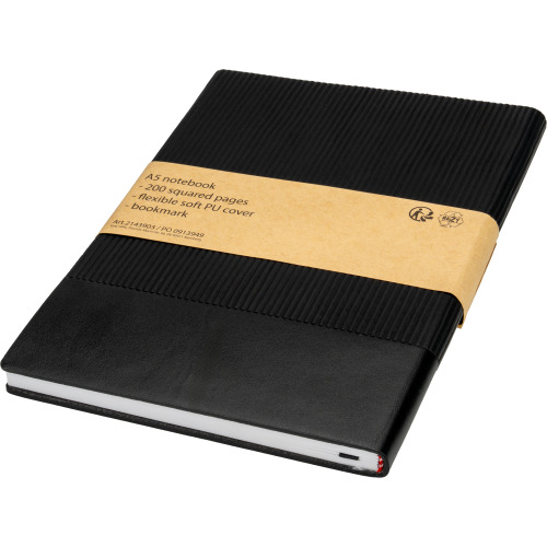 Notes A5 w kratkę DUBAI Czarny 143903 (9)