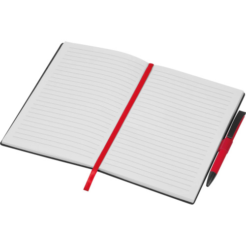 Notes A5 w linie z długopisem MERSIN Czerwony 562005 (2)