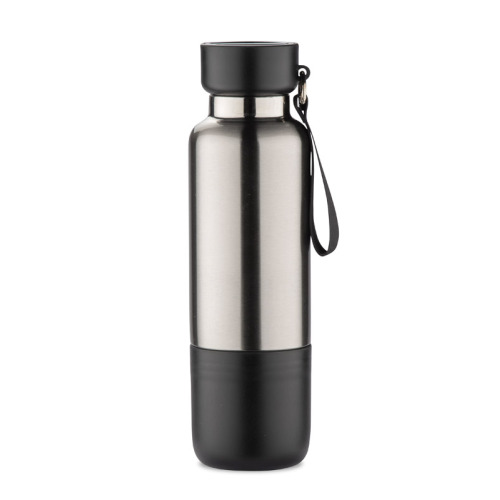 Butelka termiczna ze smyczką RON 500 ml Czarny 16243-02 (2)