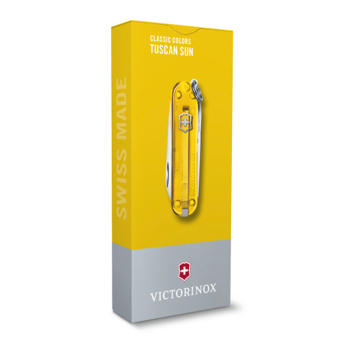 Scyzoryk Classic SD transparentny Victorinox żółty 06223T81G08 (3)