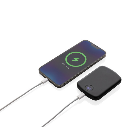 Magnetyczny bezprzewodowy power bank 5000 mAh MagBoost Czarny P322.411 (2)