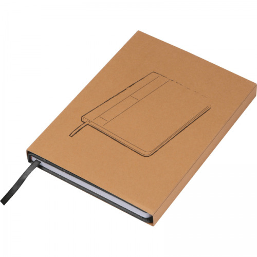 Notatnik A5 w kratkę CLELIA Czarny 2136303 (7)