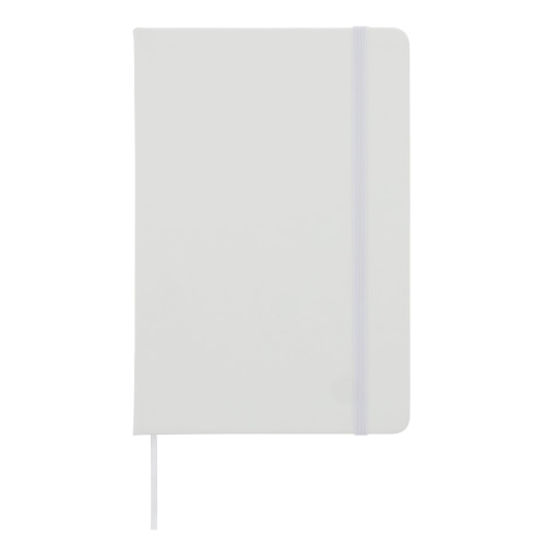 Notatnik A5 PU z kartkami papieru w kropki Biały LT92064-N0001 