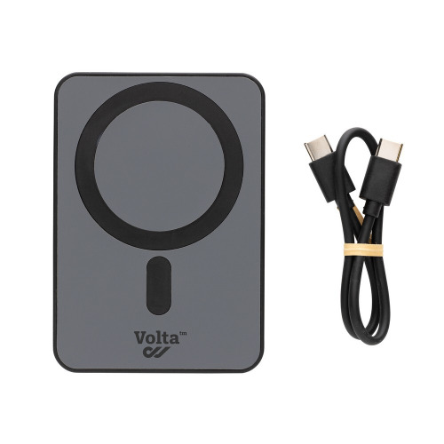 Magnetyczny bezprzewodowy power bank 5000 mAh Magnetix Czarny P322.401 (4)