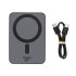 Magnetyczny bezprzewodowy power bank 5000 mAh Magnetix Czarny P322.401 (4) thumbnail