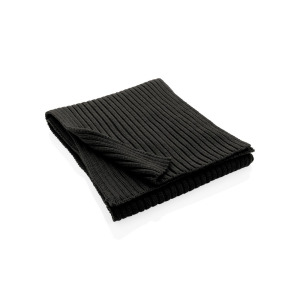 Szalik z dzianiny AWARE™ Polylana® Czarny