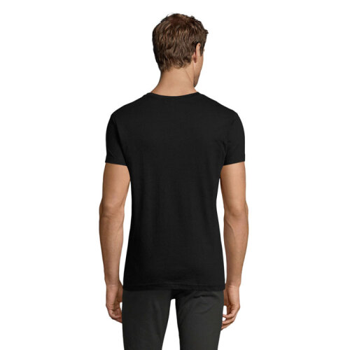 REGENT F Męski T-Shirt 150g deep black S00553-DB-S (1)