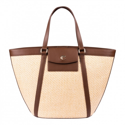 Damska torebka Alesia Brown Beżowy CTX218Y 