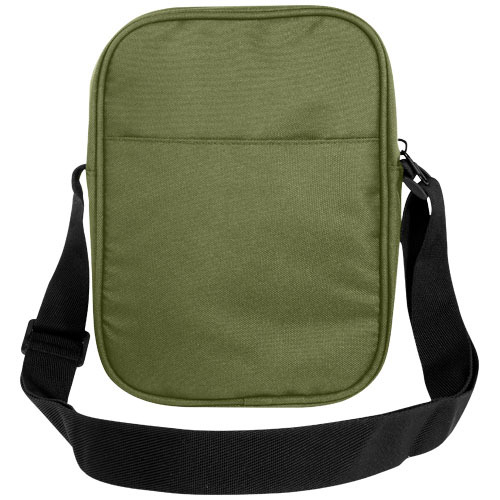 Byron torba na ramię o pojemności 2 l wykonana z materiałów z recyklingu z certyfikatem GRS Oliwkowy 13005360 (3)