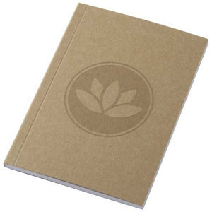 Notatnik A6 Novella Austen z miękką okładką z materiału z recyklingu, papier pakowy — 50 kartek