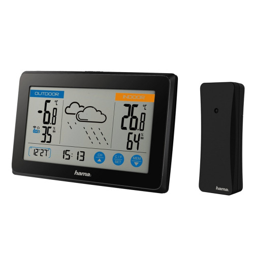 Stacja pogodowa Hama Touch Czarny VH064-03 