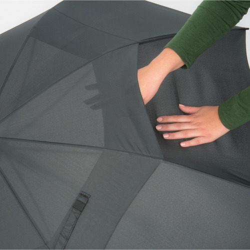 Parasol automatyczny XXL do gry w golfa ø132 cm HENNING Czarny 4345203 (3)