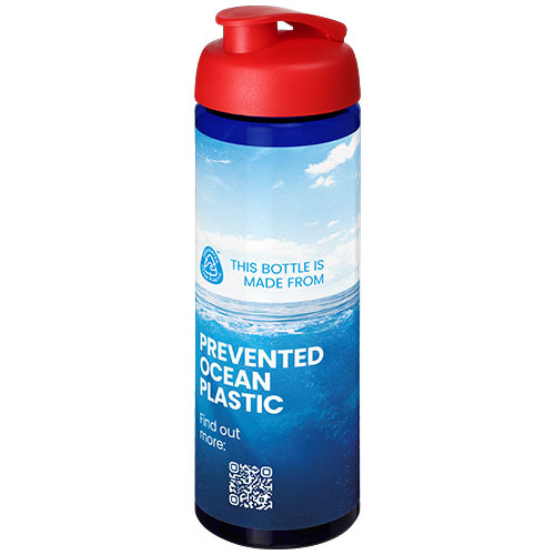 H2O Active® Eco Vibe 850 ml, bidon sportowy z odchylaną pokrywką Niebieski 21048308 (1)