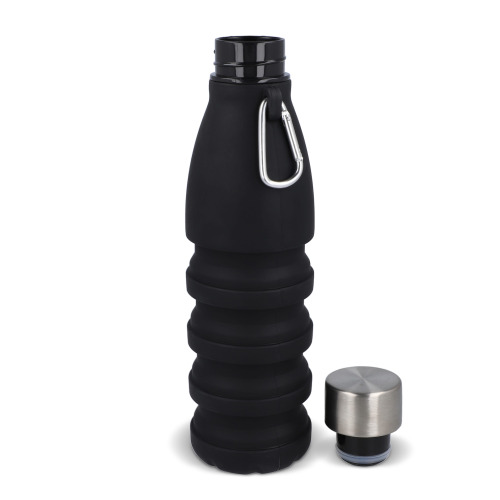 Składana butelka na wodę 550 ml Czarny LT98720-N0002 (2)