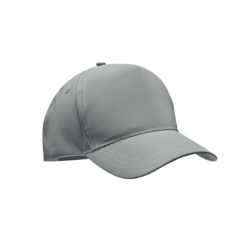 Odblaskowa czapka z daszkiem srebrny mat MO6982-16 