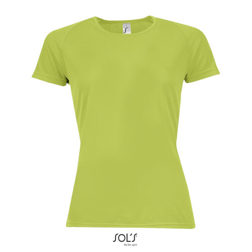 SPORTY Damski T-Shirt 140g Apple Green S01159-AG-XS 