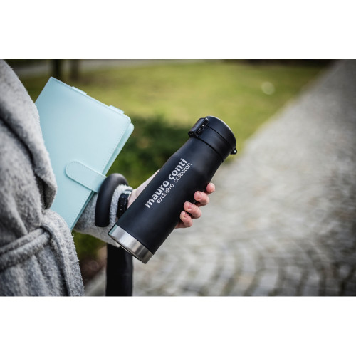 Kubek termiczny 600 ml Mauro Conti | Brian Czarny V4829-03A (4)