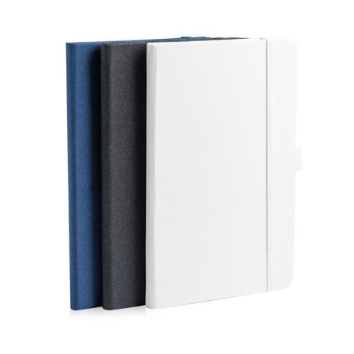 Notes A5 z RPET z gumką na długopis / RNOTE Czarny IP25058811 (6)