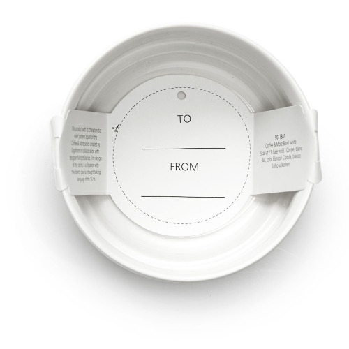 Miska COFFEE & MORE 12 cm, biały Biały 5017881- (3)
