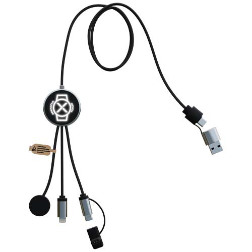 SCX.design C34 kabel do ładowania smartwatcha 7 w 1  Czarny 2PX21490 