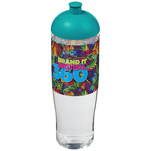 Bidon H2O Tempo® o pojemności 700 ml z wypukłym wieczkiem Przezroczysty 21004205 (1)