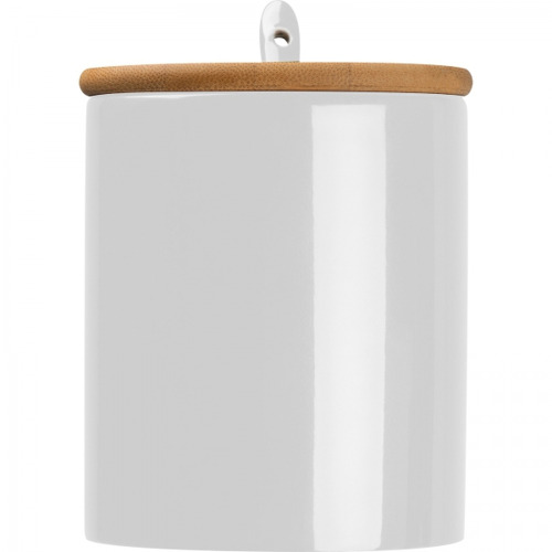 Kubek ceramiczny z łyżeczką 300 ml LOTHAR Biały 8296906 (5)