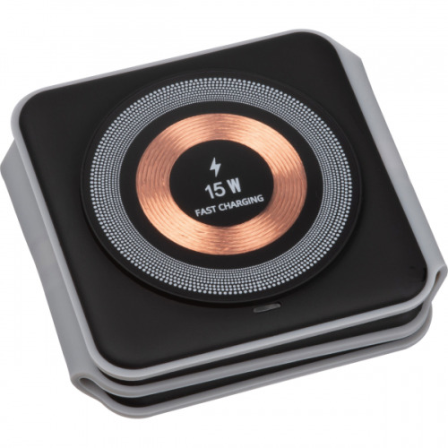 Ładowarka indukcyjna 3w1 AMY Czarny 3524703 (2)