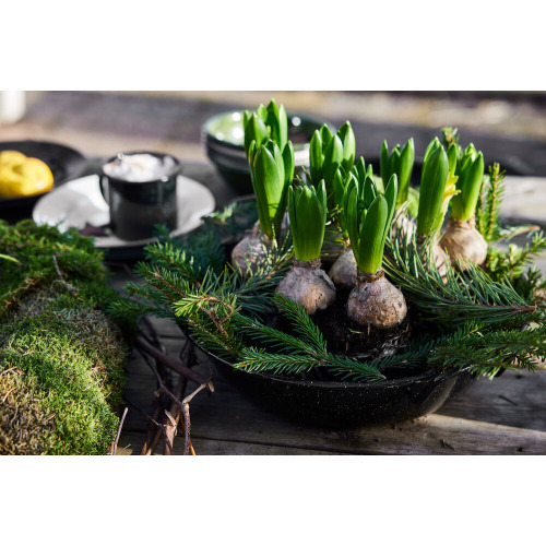 DORIS EMALIOWANY KUBEK, CZARNY Czarny 5018412- (13)